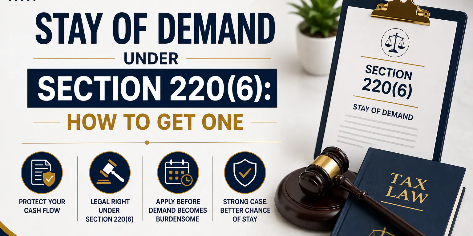 Stay of Demand Under Section 220(6): How to Get One