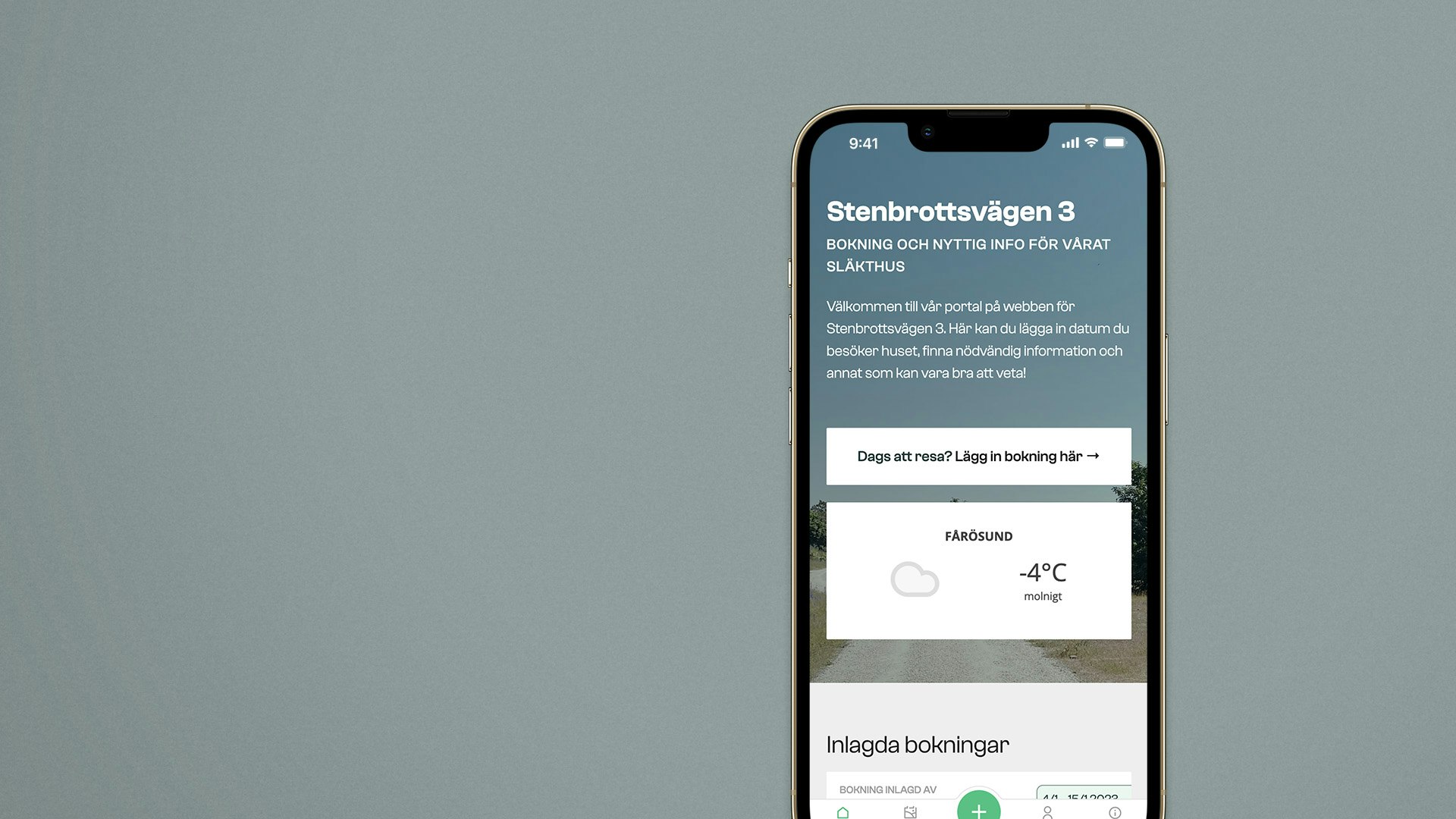 App screen