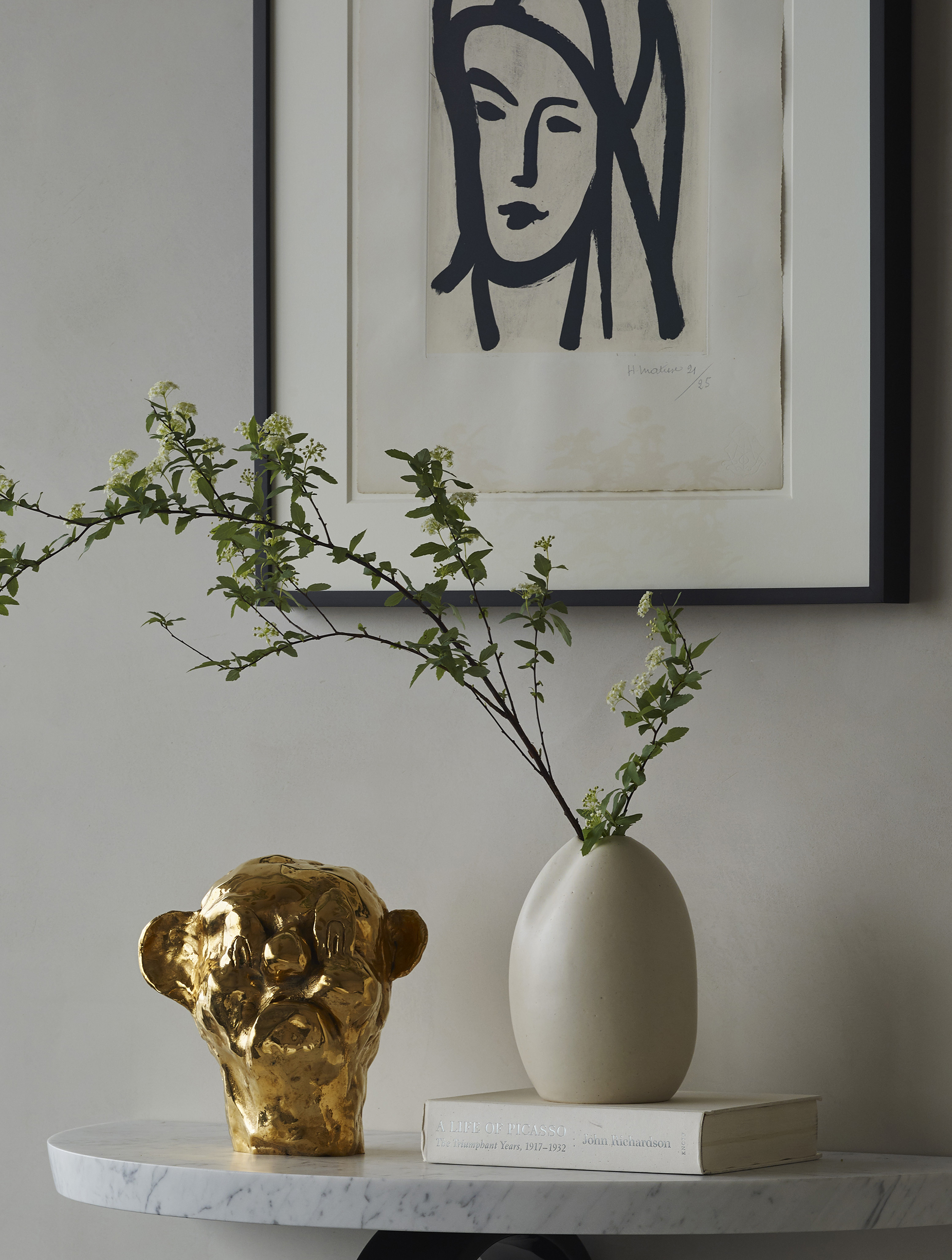 George Condo Bust, Henri Matisse Print