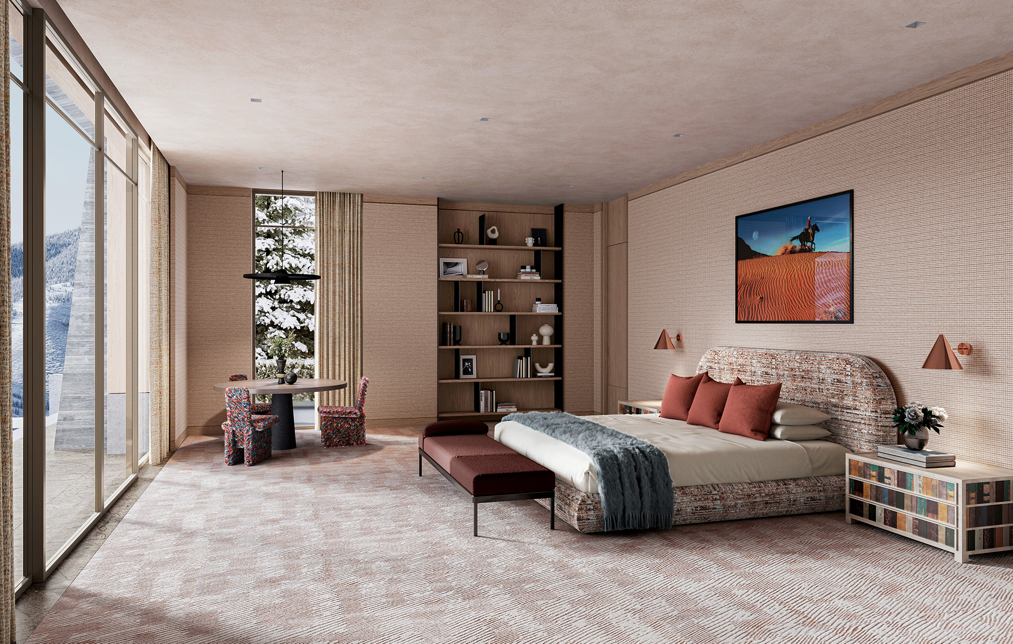 Aspen House primary bedroom 2