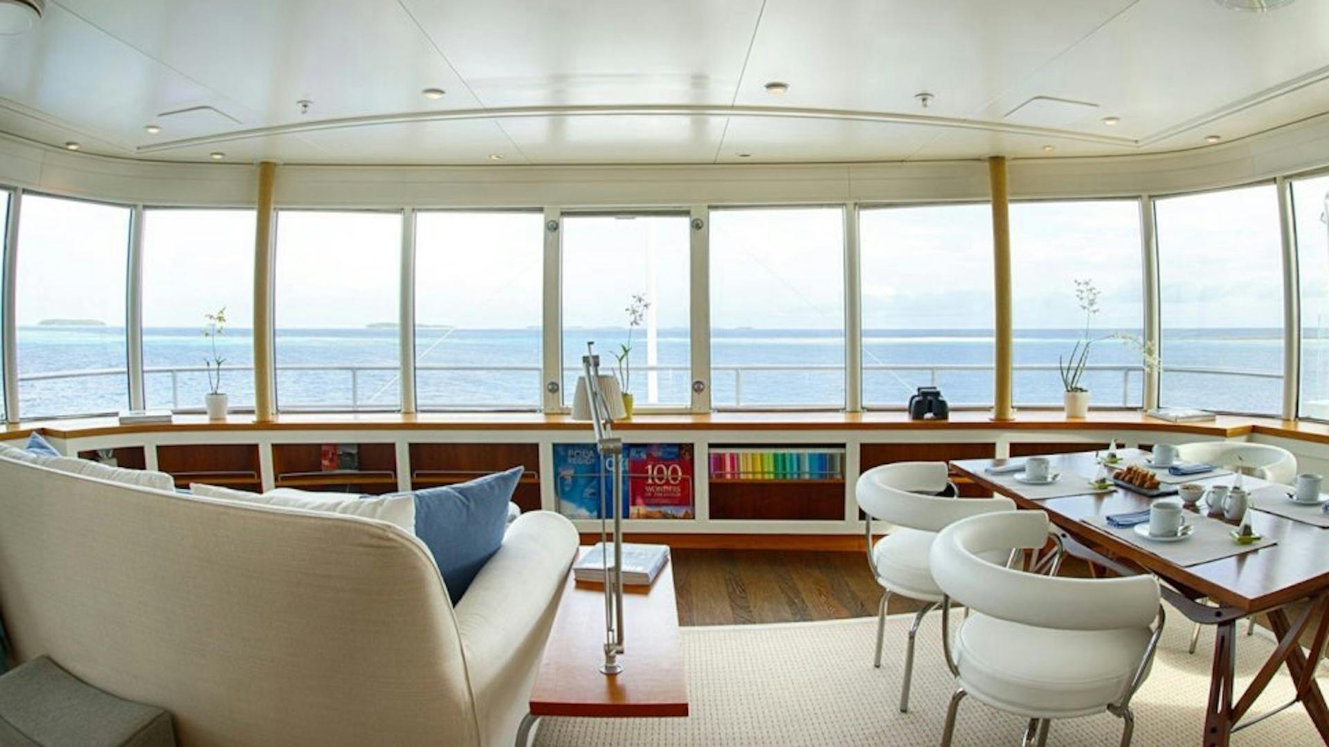 senses yacht interior