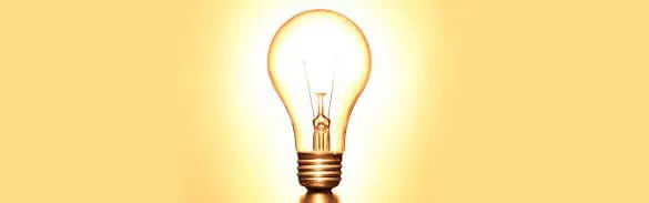 A light bulb