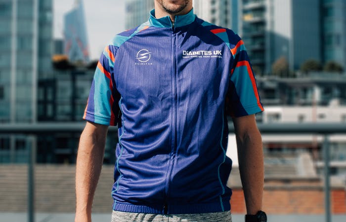 Diabetes UK cycling jersey