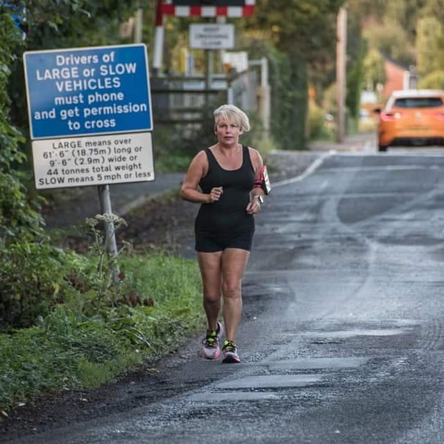 Carol running