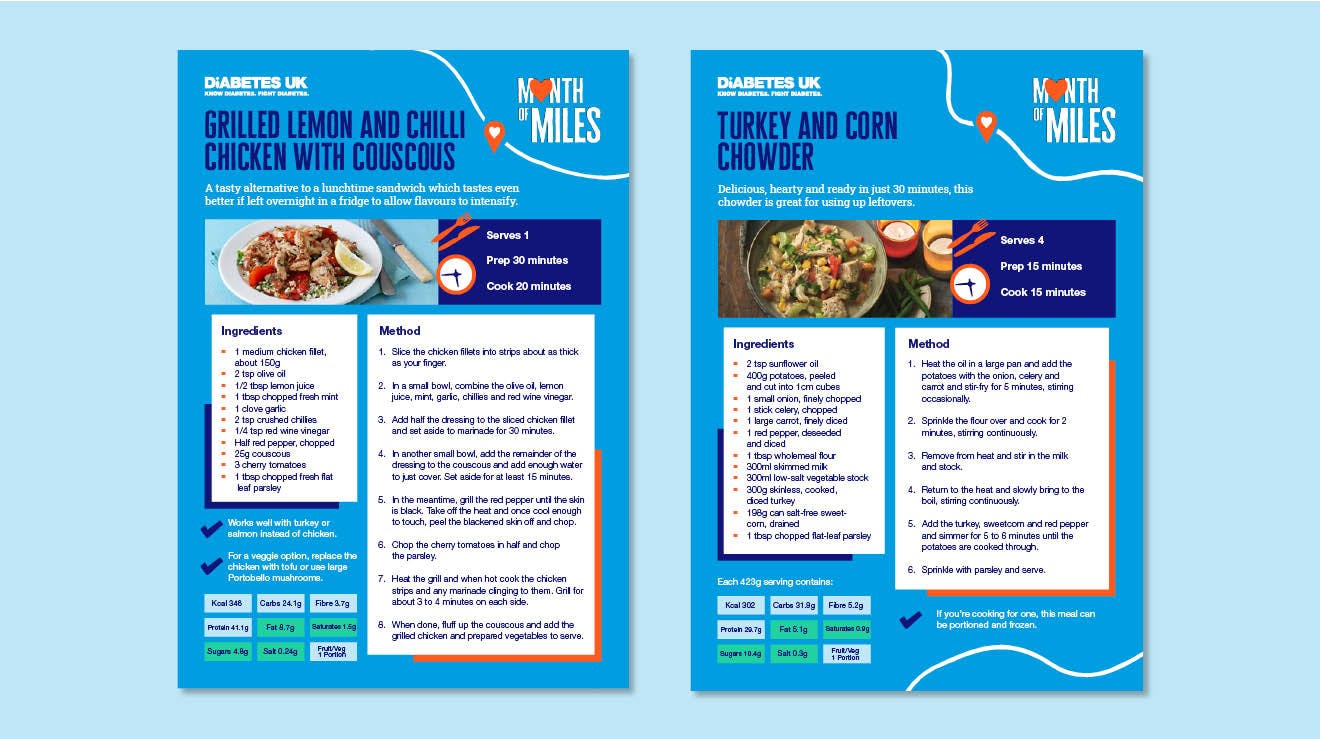 Running recipes