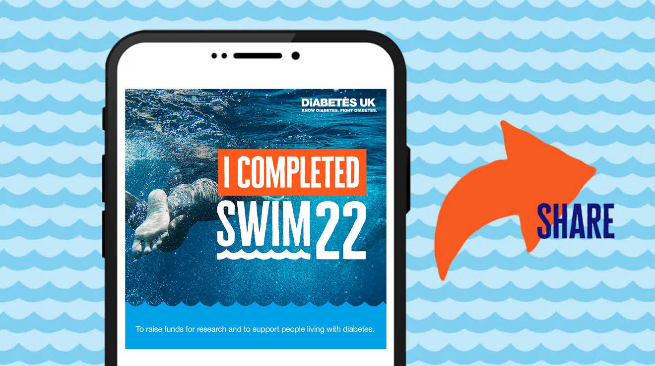 I completed Swim22 banner