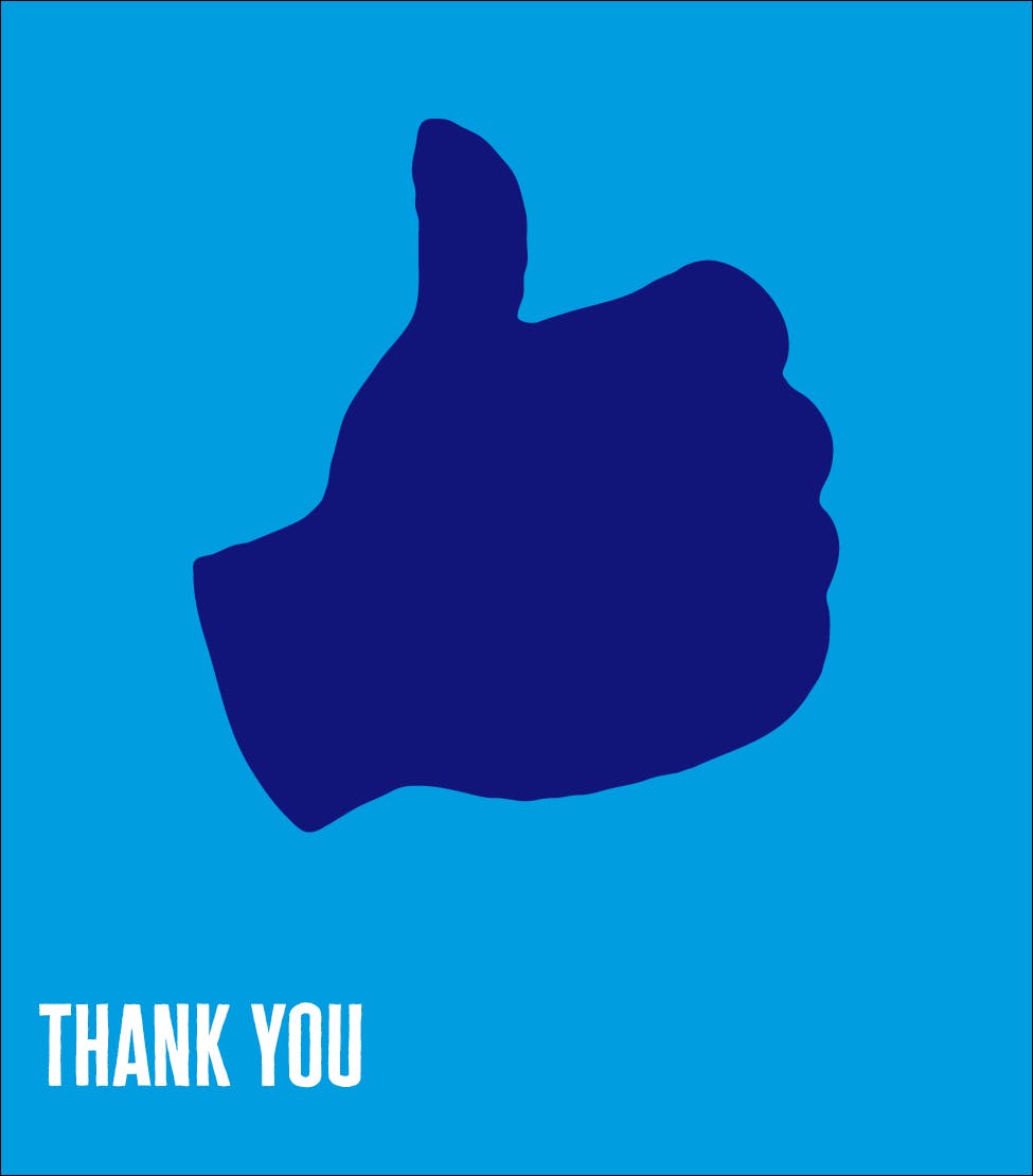 Thank you, thumbs up