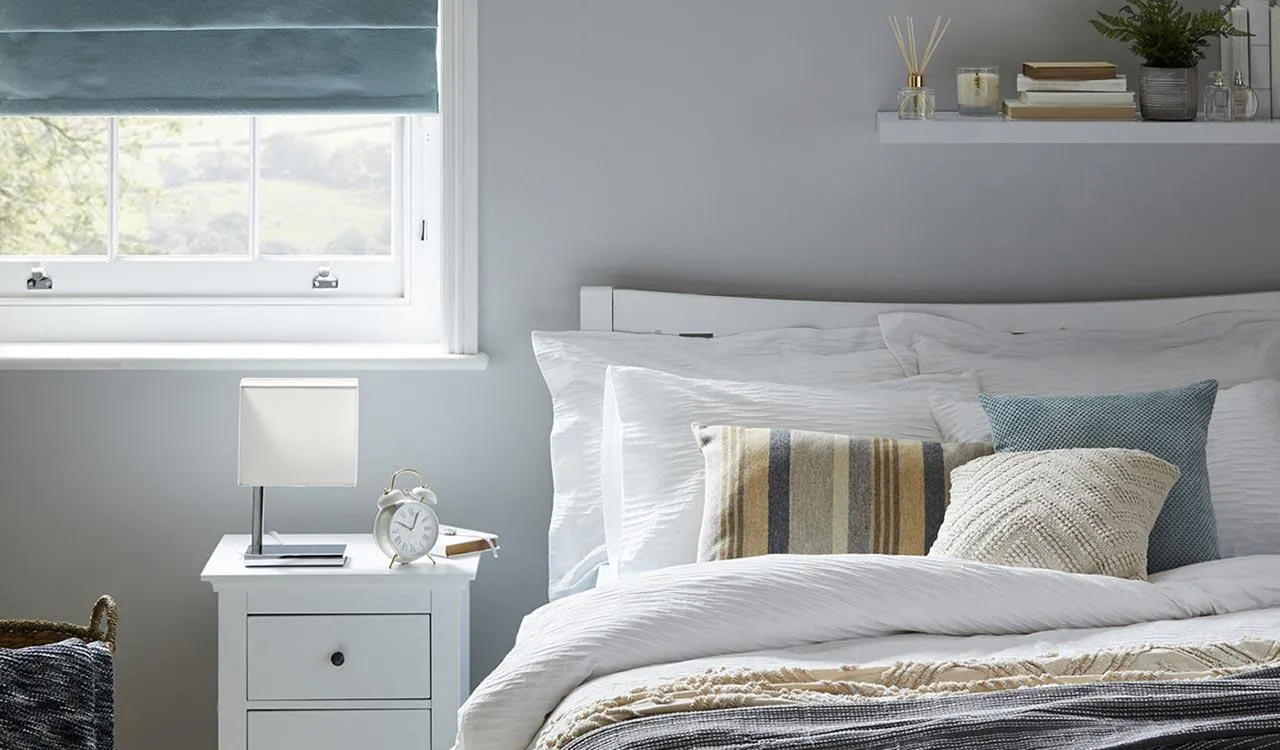 Bedding in a bedroom setting