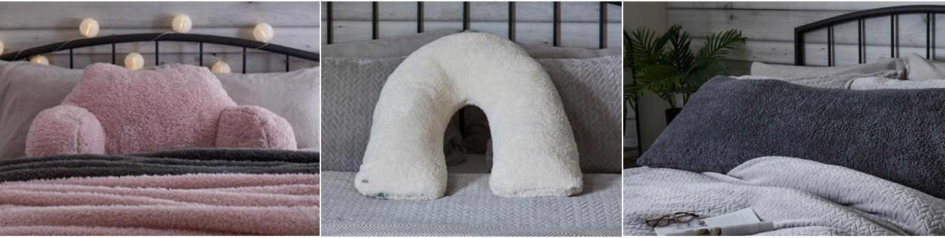 teddy bear v shaped pillow dunelm