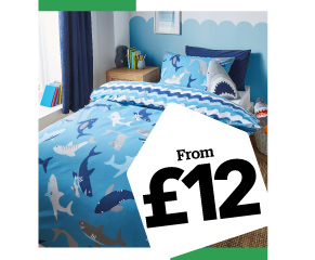 dunelm shark duvet