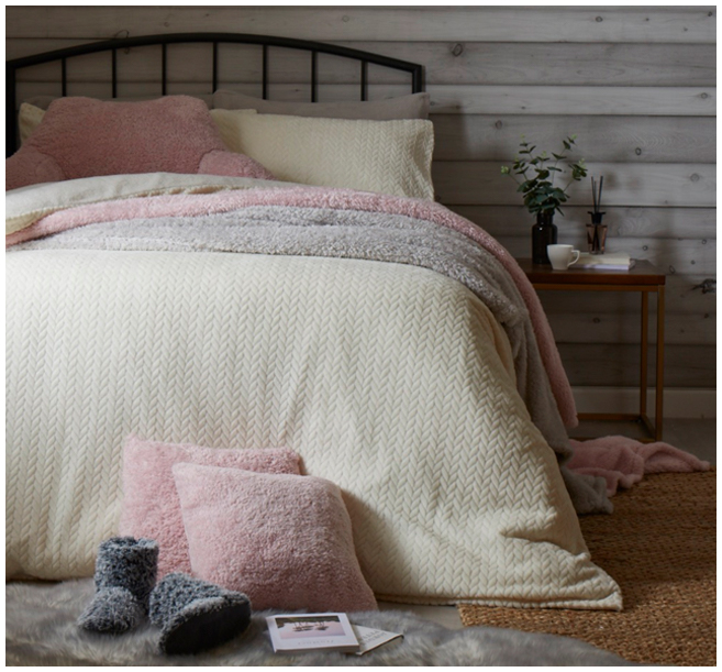 teddy bear pink bedding