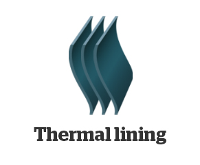 Use this lining on curtains in particularly draughty and cold rooms to help keep the warm in. 