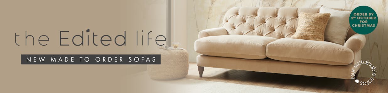 New eco-conscious sofas: designed with sustainability in mind, and made to order from £699