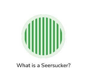 Seersucker bed linen has added texture, namely a puckered or wrinkled appearance, to create the fun crinkled effect. The material undergoes a chemical process or is woven by holding different warp threads in varied tensions.