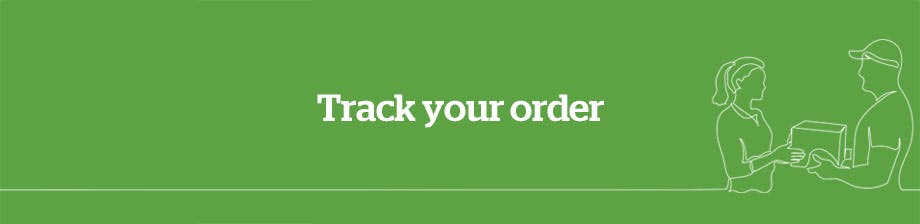 All you need is your 10-digit order number and email address. You'll find your order number at the top of your confirmation email
