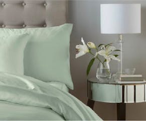 We’ve taken a high percentage of cotton and blended it with polyester to create bed linen that is breathable and durable. The sateen weave is smooth and silky to touch, with a slight sheen for an extra luxurious look.