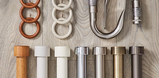 Curtain Poles Tracks Fixtures Dunelm - How To Fit Dunelm Bay Window Curtain Pole