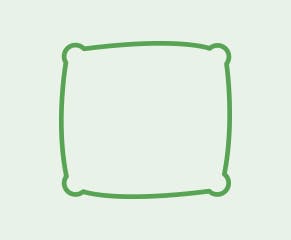 What is a Continental Square Pillowcase? A continental square pillowcase is simply a square shape of 65 x 65cm and can either be plain or with an oxford border edge.