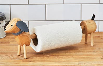 Bertie Sausage Dog Kitchen Roll Holder