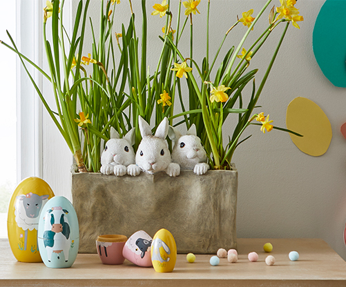 PRETYZOOM 24pcs Egg Shape Hanging Decor For Easter DIY