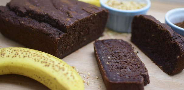 VEGAN BANANA AND CHOCOLATE BROWNIE LOAF