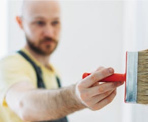 A time saver and a room saver, you won’t need a pasting table for this one as you apply the adhesive to the wall as you go. It’s great for patterned designs as you can easily slide the paper into position.