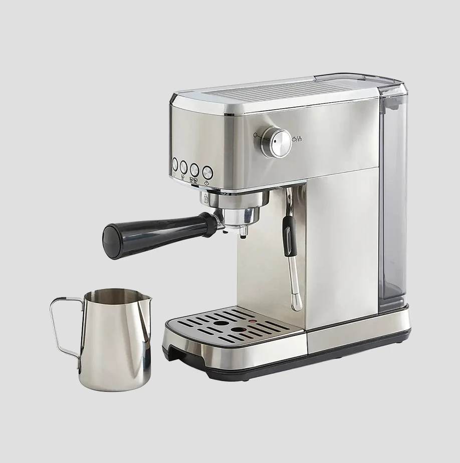 Slim coffee machine