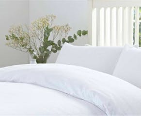 The surface of our brushed cotton bedding is brushed to create a soft, slightly fluffy texture that feels particularly cosy. As it’s made from breathable cotton, this range is suitable all but it is especially nice during the colder months, when getting snug is even more important.