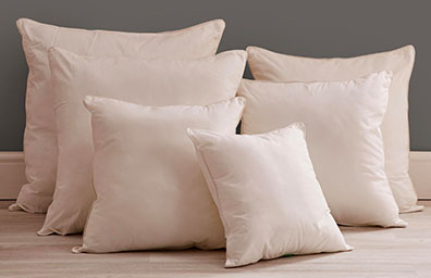 blush pink scatter cushions
