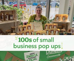 We know our communities are teaming with talent, and we’re delighted to share our space with local small businesses. For a £10 donation to Age UK, you can host a pop-up stall in your local store - just get in touch with your local Community Facebook group to claim your spot. And keep your eyes peeled to take part in our summer fairs and festive markets.