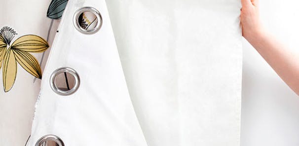 Simply add black linings to your existing drapes. Created with tightly woven fabric, our linings are available for pencil pleat or eyelet curtains.