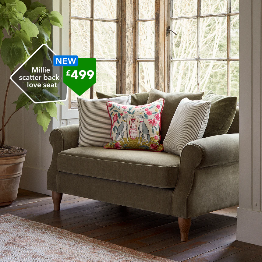 Millie
scatter back
love seat £499