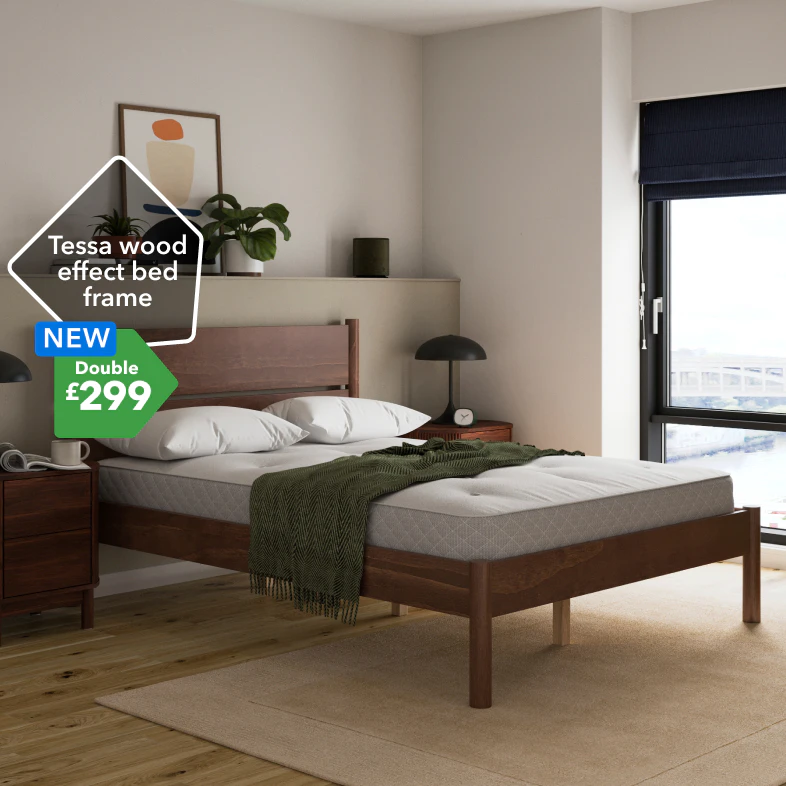 Tessa Wood Effect Bed Frame £299