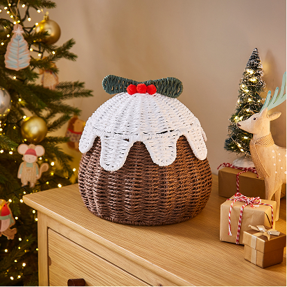 Christmas pudding basket