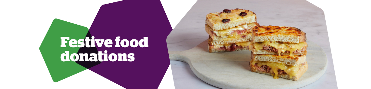 Festive food
donations