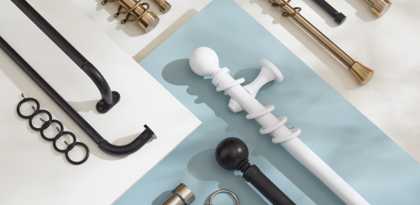 CURTAIN TRACKS & POLES