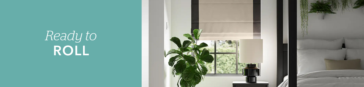 From roller to Roman, our pre-made blinds are ready to hang up right away
