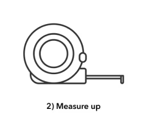 Our skilled fitters can measure and fit for you, or you can measure up at home with our easy-to-follow measuring guide
