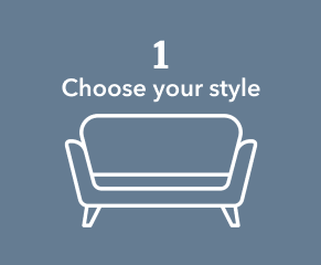 Pick from over 100s of sofas, armchairs and footstools  