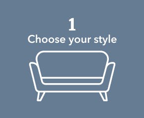 Pick from over 100s of sofas, armchairs and footstools
