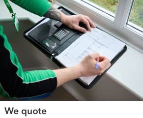 1. Chat to your friendly consultant for a free, no-obligation quote