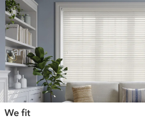 4. We’ll fit your new curtains, shutters or blinds, and take away the packaging