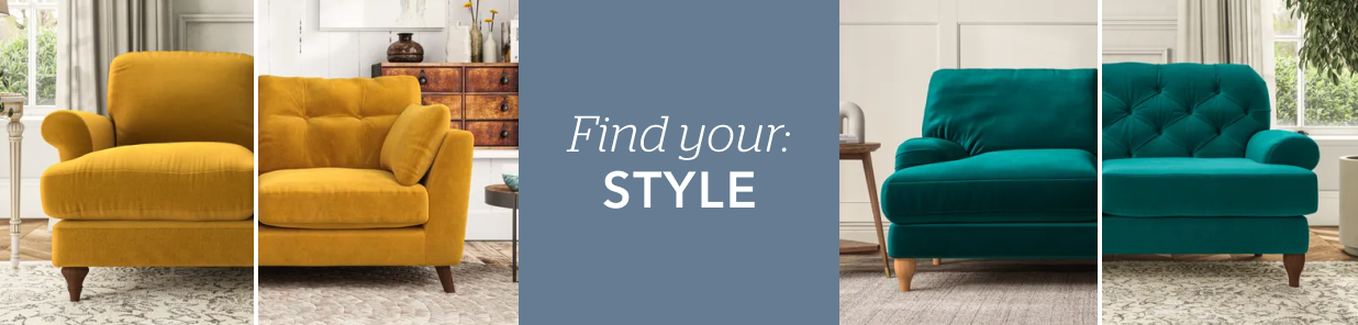 With over 100s of sofas, armchairs and footstools to choose from, you can pick the perfect piece for your space