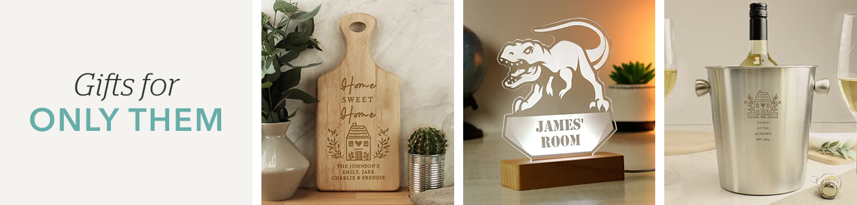 Treat them to something truly unique with our personalised gifts