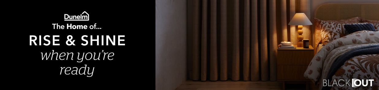 Don’t let longer, lighter days disturb your routine – add light-blocking linings to any Made to Measure curtain