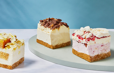Eton mess, luscious lemon or honeycomb & caramel cheesecakes