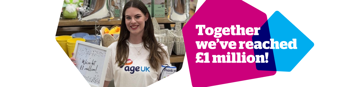 We're delighted to announce that since starting our charity partnership with Age UK last January, we've raised over £1 million and counting towards our £2 million target. Every fundraising event, raffle, hot drink sipped in Pausa and more has helped us get this far and we couldn't have done it without your support. Thank you!