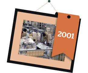 Dunelm bought a small manufacturing business in Leicester, and our Made To Measure curtains and blinds workroom was born.