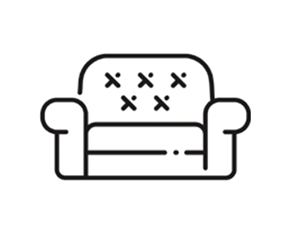 Add or move pieces to adapt the size and shape of your sofa