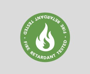 SAFE FOR CONTRACT USE - FIRE RETARDANT TESTED: Durable and fire retardant – tested for commercial use